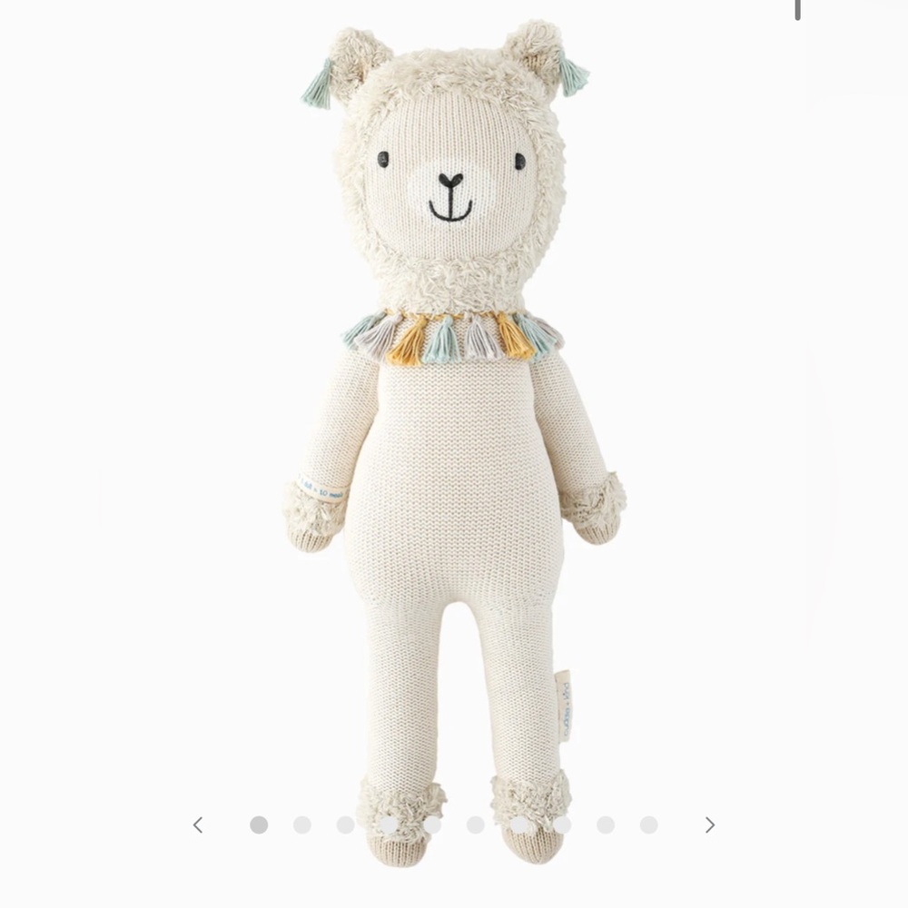 Cuddle + Kind Lucas the llama plush- 13”